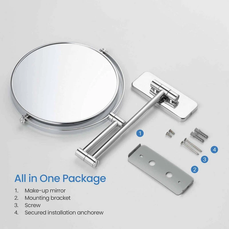 Top 10 ๐งจ Kibi USA Circular Magnifying Makeup/shaving Mirror, Chrome โ - Image 11