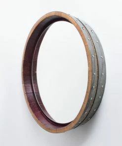 Buy ✔️ Alpine Wine Design Inverted Wine Barrel Mirror 🤩