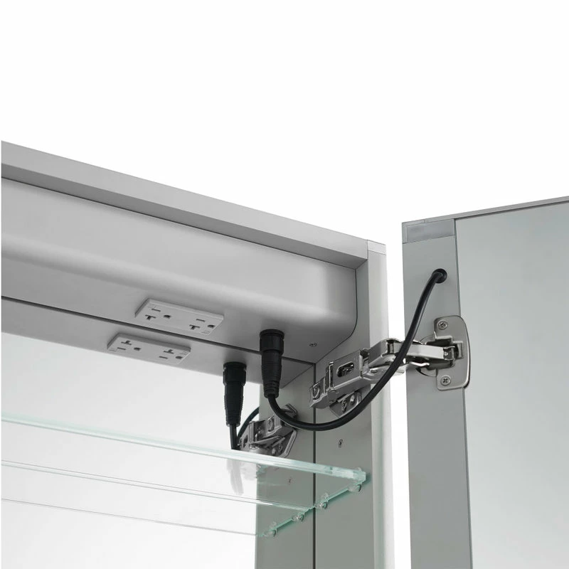 Outlet ๐ AQUADOM Royale Plus LED Medicine Cabinet Defogger Left Hinge 24"x36"x5" ๐ - Image 5