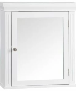 Coupon ❤️ Versanora Wooden Medicine Storage Cabinet, Mirror Door 🥰