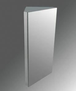 Top 10 🔥 Renovators Supply Manufacturing Bathroom Wall Mount Corner Medicine Cabinet Brushed Stainless Steel With Mirror 🌟