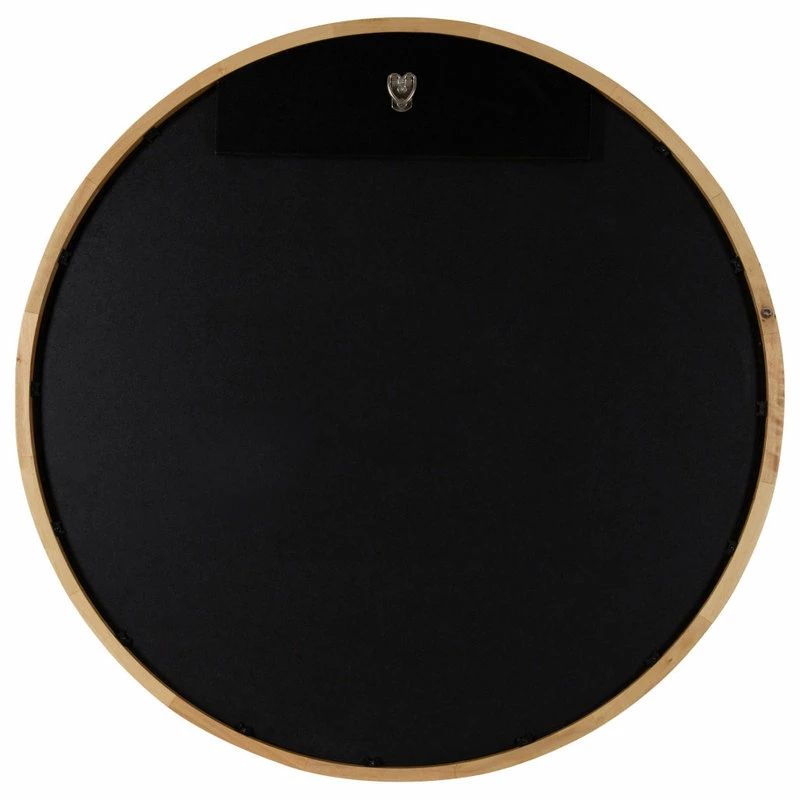 Best deal ๐ Uniek McLean Round Wood Framed Wall Mirror, Natural 24 Diameter ๐ - Image 5