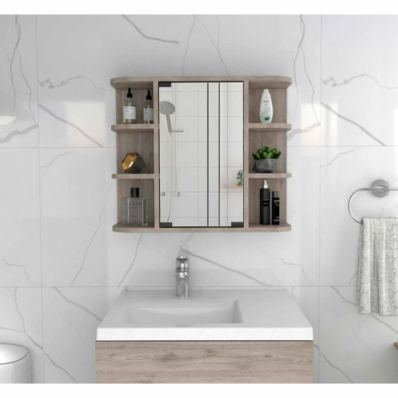 Budget ๐งจ FM FURNITURE Valdez Medicine Cabinet, Light Gray ๐ - Image 4