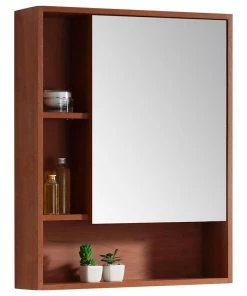 Wholesale 🔔 Fine Fixtures, Surface Mount Bathroom Medicine Cabinet, Walnut, 24", Right Door ⭐