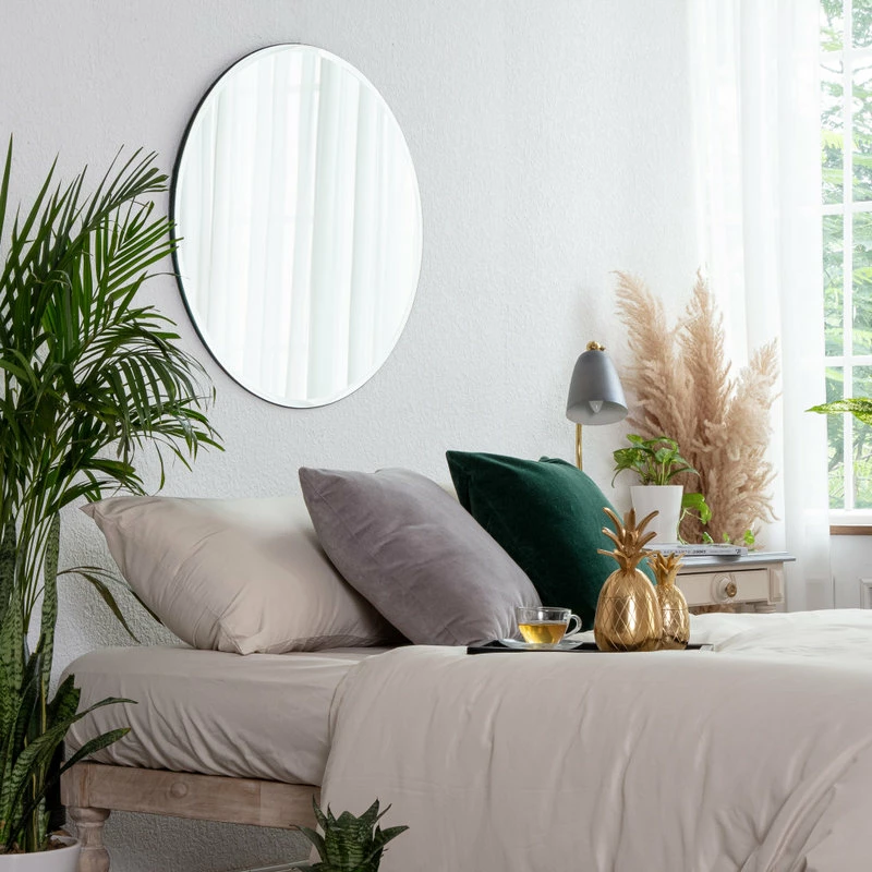 Outlet ✨ Madeleine Home Inc. Harrison Frameless Bevelled Mirror, 30" ❤️ - Image 12