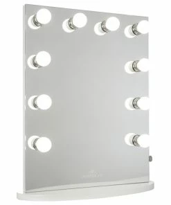 New 😍 Impressions Vanity Company Hollywood Premiere Slim Vanity Mirror, White 💯