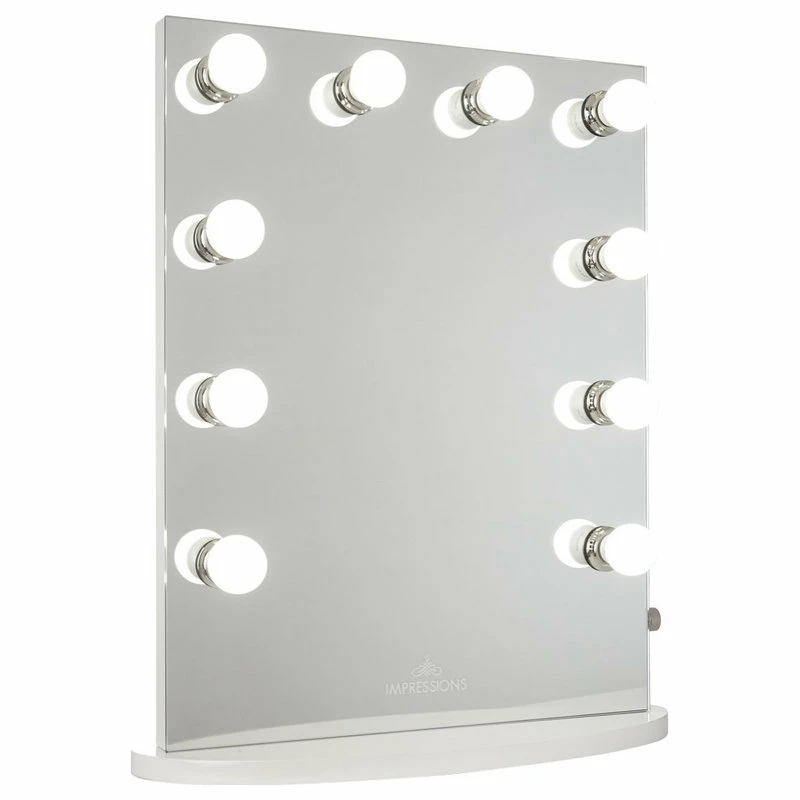 New ๐ Impressions Vanity Company Hollywood Premiere Slim Vanity Mirror, White ๐ฏ