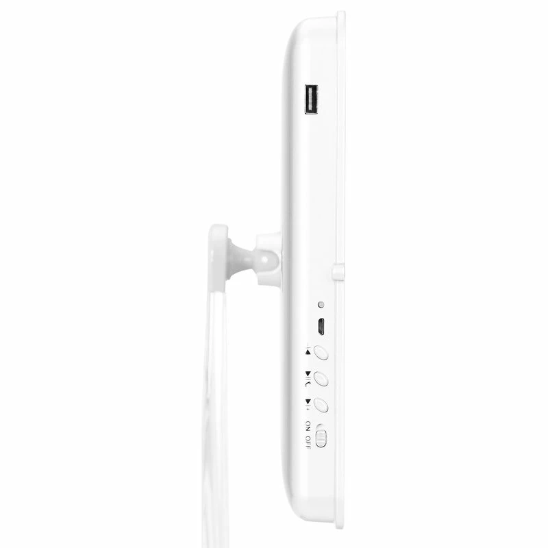 Buy ๐ Impressions Vanity Company Touch Pro LED Makeup Mirror With Bluetooth Speaker And USB, White ๐ - Image 3