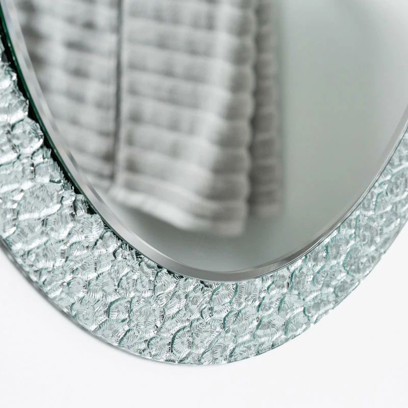 Buy ๐ Decor Wonderland Jewel Oval Frameless Mirror 31.5"x23.6" Oval Wall Mirror โ - Image 6