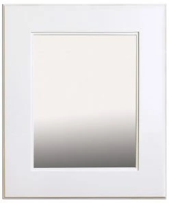 Budget ✨ 14"x18" Fox Hollow Furnishings Mirrored Medicine Cabinet, Shaker White ✔️