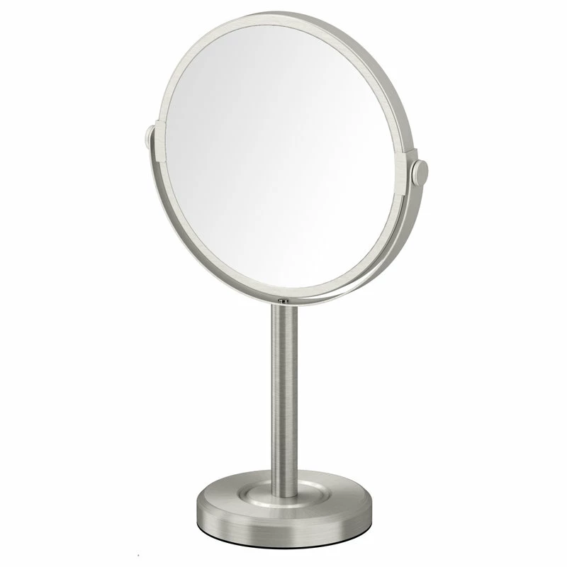 Best Pirce โ๏ธ Gatco Fine Bathware Latitude II Table Vanity Mirror, Satin Nickel ๐ฏ