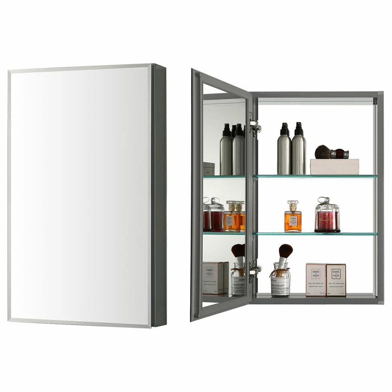 Cheap โญ Blossom Kitchen & Bath Supply Aluminum Bathroom Medicine Cabinet, Recess Or Surface Mount, 15"x26" ๐คฉ