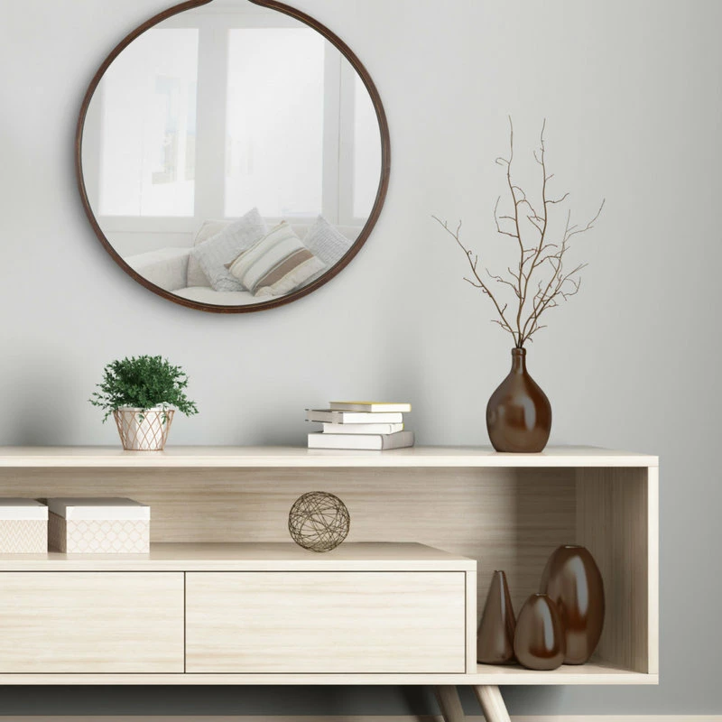 Wholesale ๐ฅ Uniek Yitro Metal Framed Wall Mirror, Antique Bronze 23.5x28.5 ๐งจ - Image 4