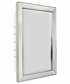 Cheap 😀 Head West, Inc. Head West Champagne Silver Beaded Beveled Mirror, 16x26" 🔔