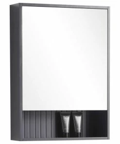 Cheap ๐ Fine Fixtures Venezian 18" Medicine Cabinet, Rock Gray, 22" ๐ฏ