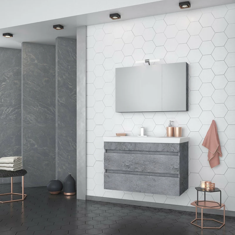 New ๐ A Touch Of Design Frameless 30" Medicine Cabinet With Full Mirror Front, Rhea Gray ๐ - Image 3