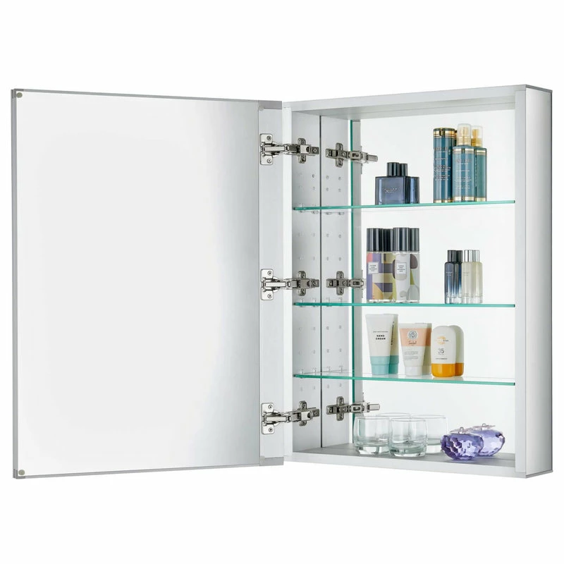 Outlet ๐ Fine Fixtures Bathroom Medicine Cabinet, Aluminum, Recessed/Surface Mount, 24"x30" ๐ - Image 3