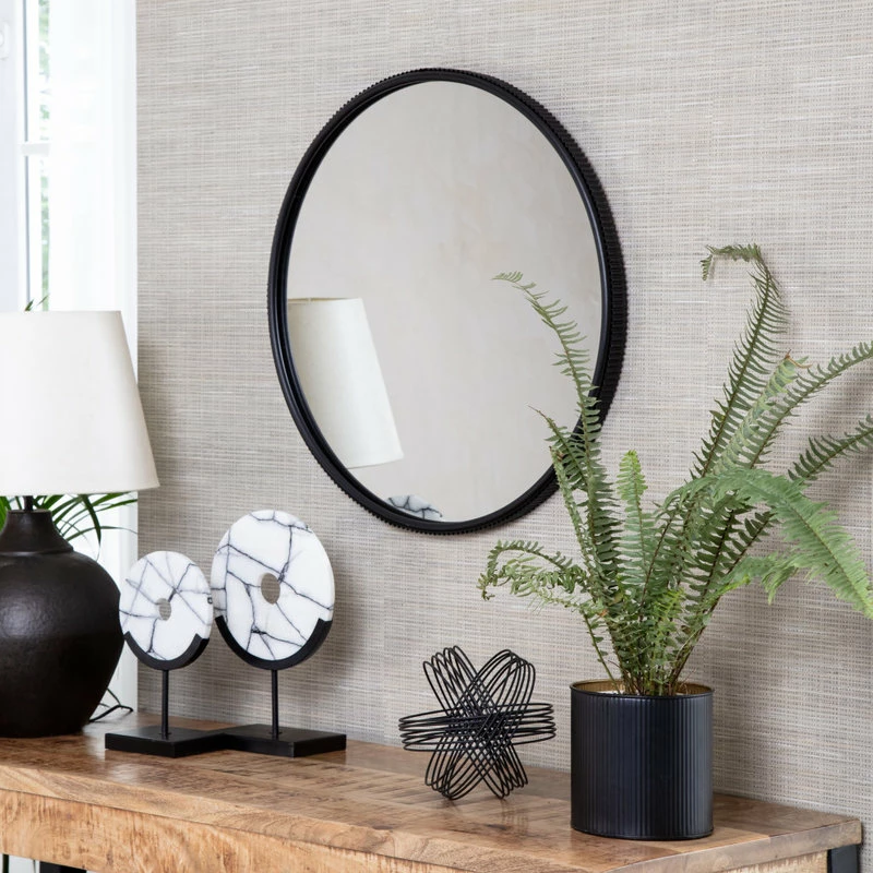 Coupon ๐งจ Madeleine Home Inc. Wessex Modern Mirror With Designer Frame, Black, 23" โ๏ธ - Image 11