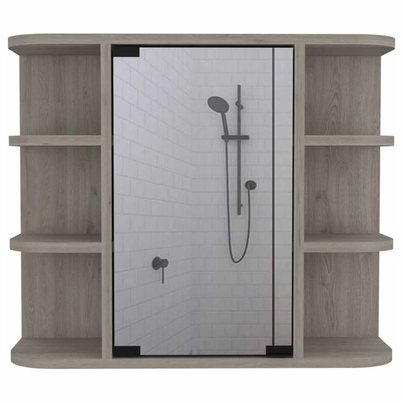 Budget ๐งจ FM FURNITURE Valdez Medicine Cabinet, Light Gray ๐ - Image 2