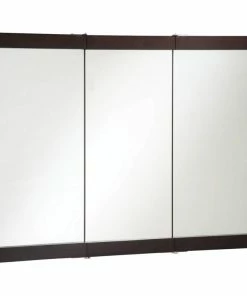 Top 10 🥰 Design House 541367 48" Framed Triple Door Mirrored Medicine - Espresso 🔥