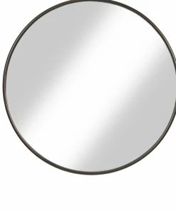 Discount 🤩 Martin Svensson Home Modern Round 36-inch Mirror, Bronze ✔️