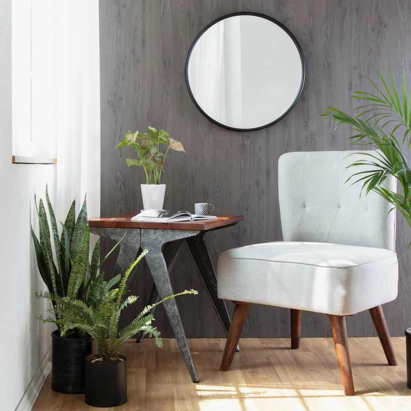 Coupon ๐งจ Madeleine Home Inc. Wessex Modern Mirror With Designer Frame, Black, 23" โ๏ธ - Image 12