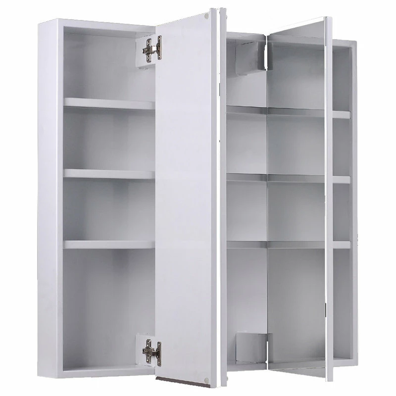 Buy ⌛ Ketcham Medicine Cabinets/Fred Silver & Company Tri-View Medicine Cabinet, 48"x36", Polished Edge, Surface Mounted ⌛ - Image 3