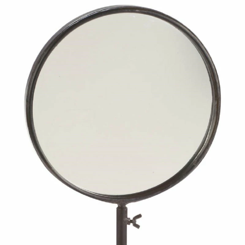 Deals ๐ Tripar International Inc Dark Brown Industrial Adjustable Round Mirror Stand ๐งจ - Image 2