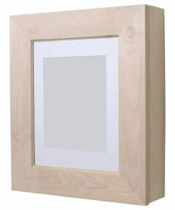 Promo 🌟 Fox Hollow Furnishings Wall-Mount Picture Perfect Medicine Cabinet, Unfinished Flat Frame 😍