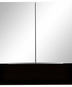 Cheapest 🌟 FM FURNITURE Ozark 24" Medicine Cabinet With Mirror, Black Wengue ❤️