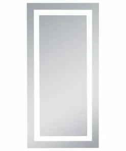 Discount 🧨 Elegant D�cor Elegant D Degreecor Nova LED Mirror Rectangle 20"x40" Dimmable 5000K, White 🔥