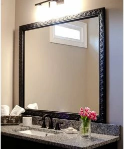 Hot Sale 🔥 FrameMyMirror Hillsborough Framed Wall Mirror, Bronze, 36"x36" 🌟