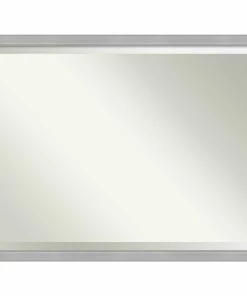 Discount โญ Amanti Art Vista Brushed Nickel Bathroom Vanity Wall Mirror, Vista Brushed Nickel Narrow, 4 ๐