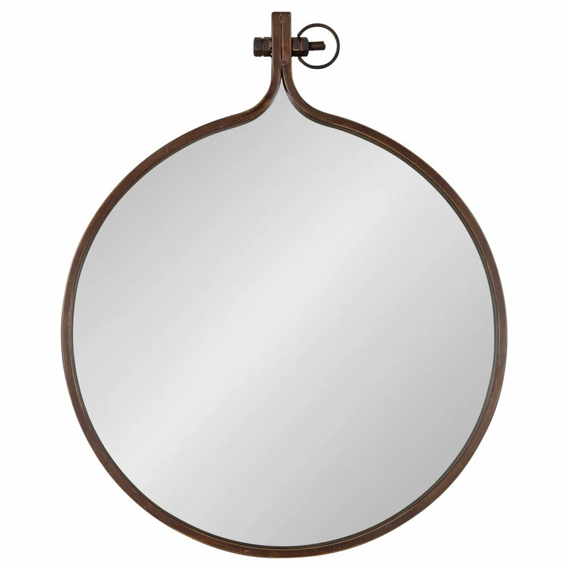 Wholesale ๐ฅ Uniek Yitro Metal Framed Wall Mirror, Antique Bronze 23.5x28.5 ๐งจ - Image 2