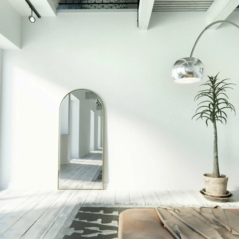 Wholesale ๐ Glass Warehouse Kira 67 In X 30 In Arched Leaner Mirror ๐ - Image 4