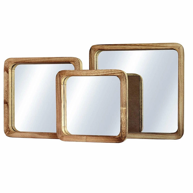 Outlet ๐ Whole House Worlds 3 Piece Boho Square Framed Mirror Set โ๏ธ