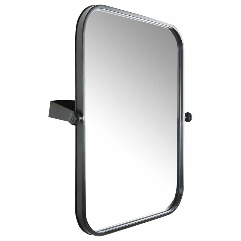 Discount ๐ CREATIVE CO-OP Metal Framed Pivoting Wall Mirror, Black โ - Image 3