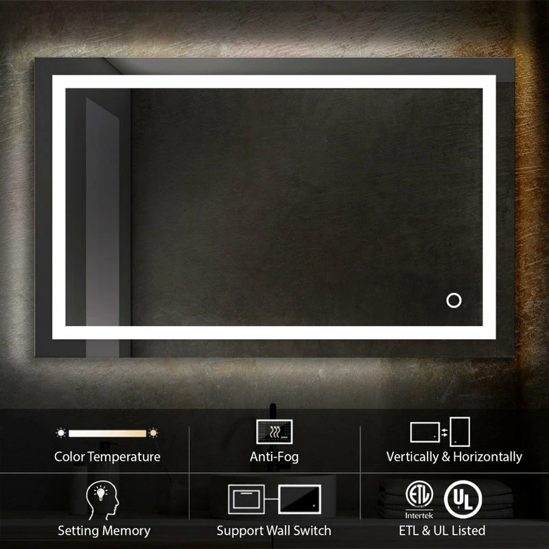 Best Sale ๐ Blossom Kitchen & Bath Supply Fogless, Color Temperature Adjustable LED Mirror, 48"x30" ๐งจ - Image 3