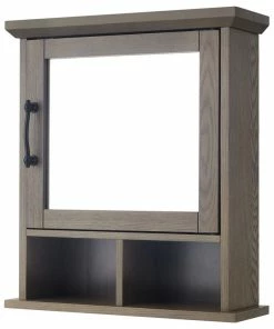 Cheapest 🧨 Versanora Wooden Bathroom Medicine Cabinet Mirror Oak 🤩