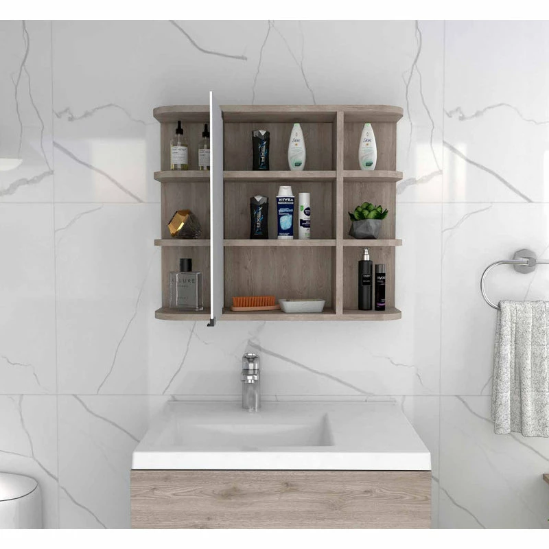 Budget ๐งจ FM FURNITURE Valdez Medicine Cabinet, Light Gray ๐ - Image 5