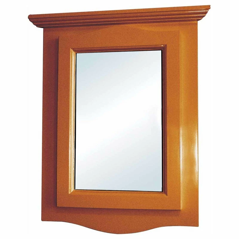 Buy โ๏ธ Renovators Supply Manufacturing Bathroom Medicine Cabinet With Mirror Golden Oak Hardwood Corner Wall Mount ๐