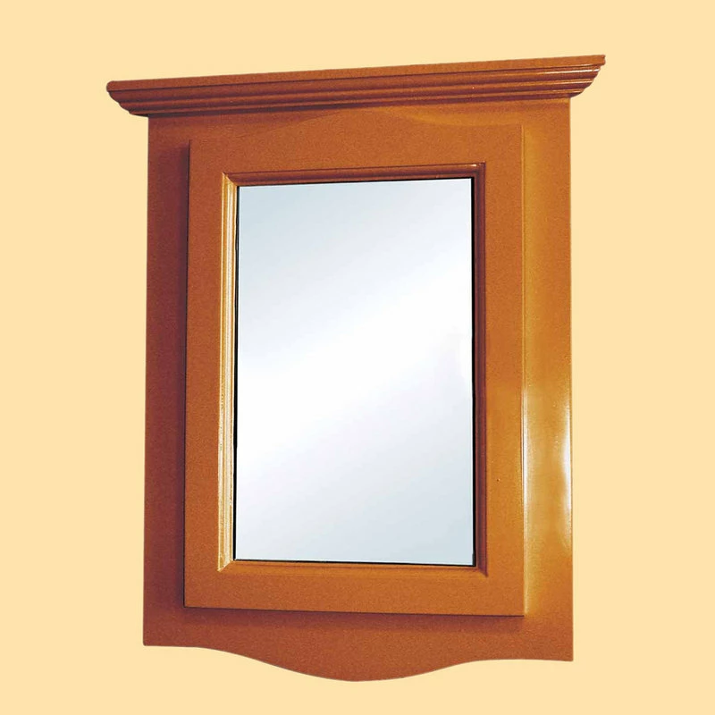 Buy โ๏ธ Renovators Supply Manufacturing Bathroom Medicine Cabinet With Mirror Golden Oak Hardwood Corner Wall Mount ๐ - Image 2