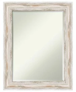 Cheap 👏 Amanti Art Bathroom Mirror, Fits Standard 24-30 Cabinet,Alexandria Whitewash, 23x29 ❤️