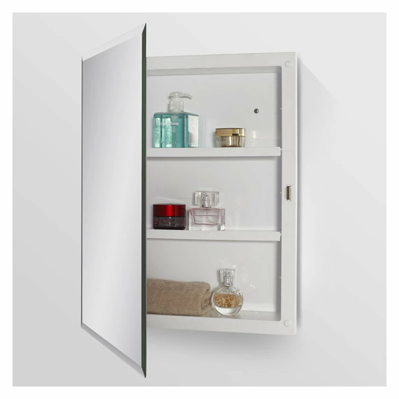 Flash Sale โค๏ธ Ketcham Medicine Cabinets/Fred Silver & Company Recessed Polystyrene Beveled Edge Mirror Medicine Cabinet 16"x20" ๐ - Image 2