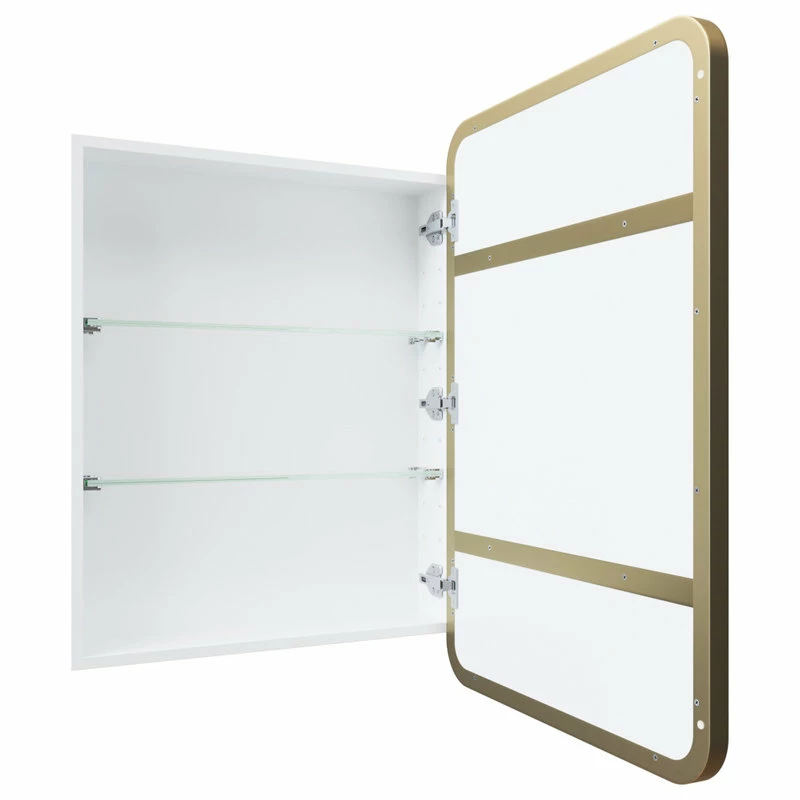 Hot Sale ๐ Glass Warehouse Medicine Cabinets, Satin Brass ๐ - Image 2