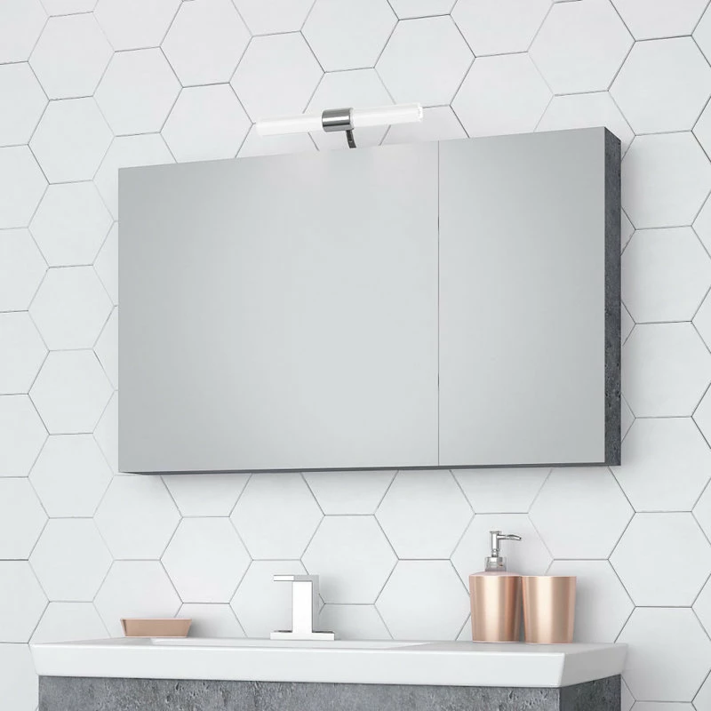 New ๐ A Touch Of Design Frameless 30" Medicine Cabinet With Full Mirror Front, Rhea Gray ๐ - Image 2