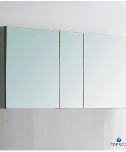 Cheapest 🤩 Fresca FMC8013 50" Triple Door Frameless Medicine Cabinet - Mirror 😍