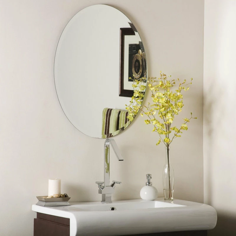 Best Pirce ๐คฉ Fab Glass And Mirror Oval Beveled Polished Frameless Wall Mirror With Hooks, 22" X 39" ๐ - Image 5