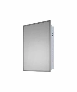 Budget 💯 Ketcham Medicine Cabinets/Fred Silver & Company Residential Series Medicine Cabinet, 16"x22", Bright Annealed Stainless Steel Fr 🤩