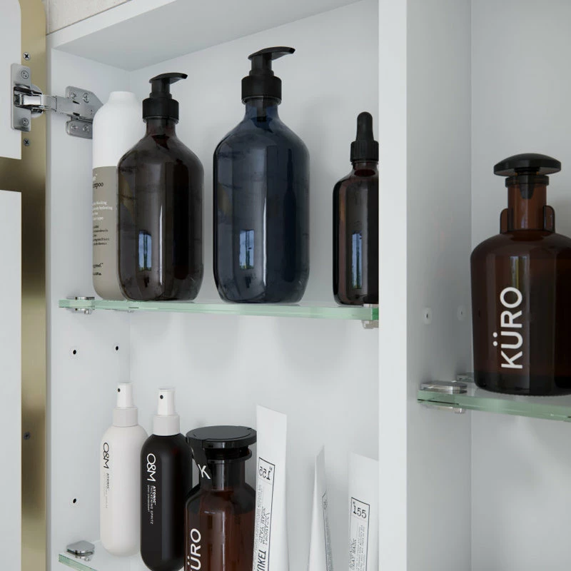 Budget ๐ Glass Warehouse Medicine Cabinets, Satin Brass ๐ - Image 8